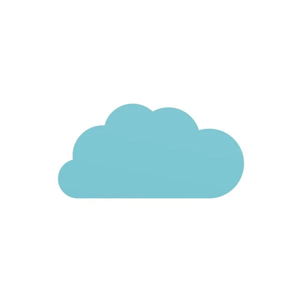 Cloud Template Vektor Icon Illustration Design — Stockvektor