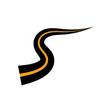 Yüksek Yol vektör şablon tasarımı