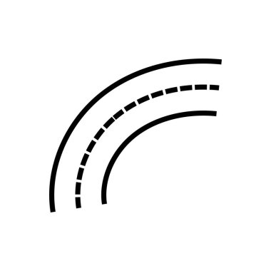 Yüksek Yol vektör şablon tasarımı