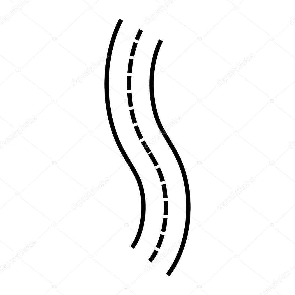 High Way vector symbol template design