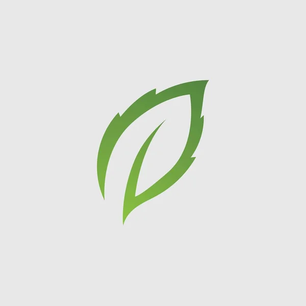 Logos Verde Árvore Folha Ecologia Natureza Elemento Vetor Ícone — Vetor de Stock