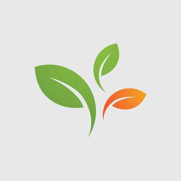 Logotipos Verde Árbol Hoja Ecología Naturaleza Elemento Vector Icono — Vector de stock