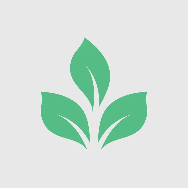 Логотипы Экологии Листьев Зеленого Дерева — стоковый вектор