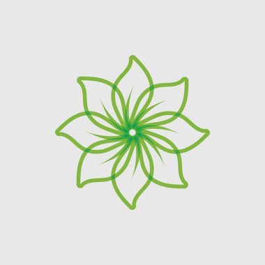 Yeşil ağaç yaprağı ekoloji doğa elementi vektörü logoları