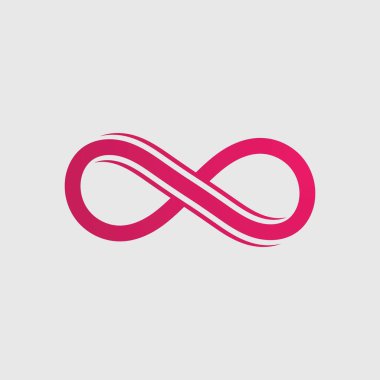 Sonsuzluk Tasarımı Vektör Simgesi Logo şablonu tasarımı