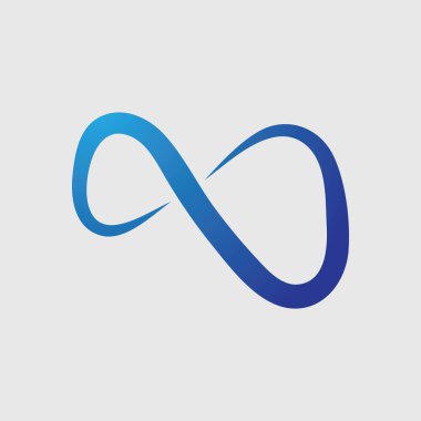 Sonsuzluk Tasarımı Vektör Simgesi Logo şablonu tasarımı