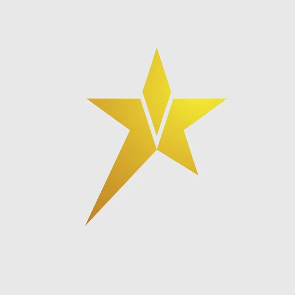 Star Logo Vektor Illustration Design — Stock vektor