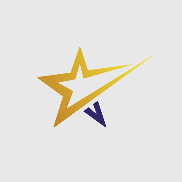 Star Logo Vektor Illustration Design — Stock vektor
