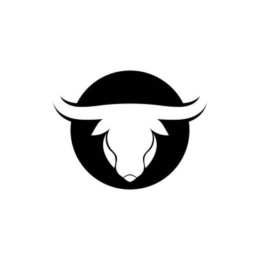 Boğa boynuzu kızgın logo vektör görüntüsü