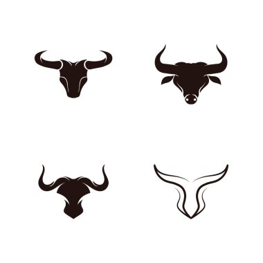 Boğa boynuzu kızgın logo vektör görüntüsü