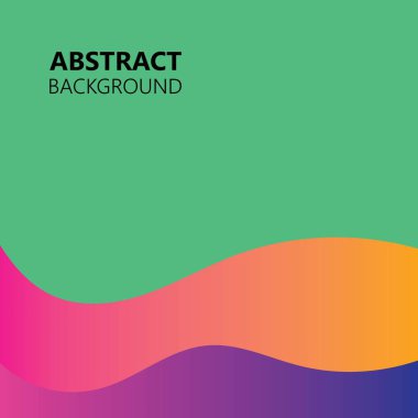 Arkaplan soyut renk dalga vektörü çizimi 