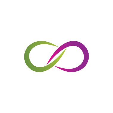 Sonsuzluk Tasarımı Vektör Simgesi Logo şablonu tasarımı