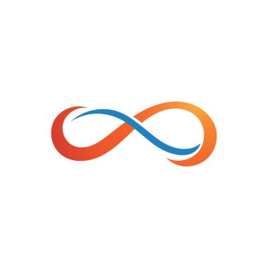 Sonsuzluk Tasarımı Vektör Simgesi Logo şablonu tasarımı