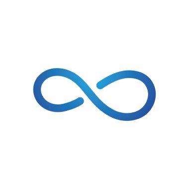 Sonsuzluk Tasarımı Vektör Simgesi Logo şablonu tasarımı