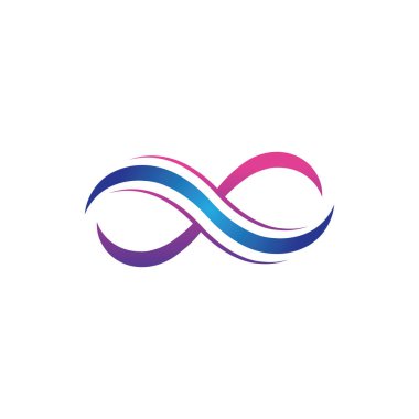 Sonsuzluk Tasarımı Vektör Simgesi Logo şablonu tasarımı