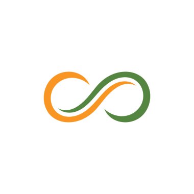 Sonsuzluk Tasarımı Vektör Simgesi Logo şablonu tasarımı