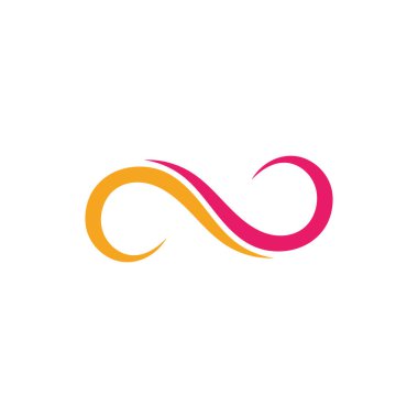 Sonsuzluk Tasarımı Vektör Simgesi Logo şablonu tasarımı