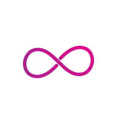 Sonsuzluk Tasarımı Vektör Simgesi Logo şablonu tasarımı