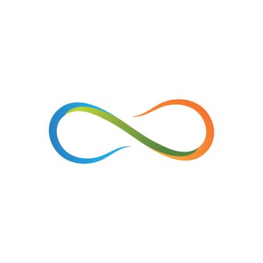 Sonsuzluk Tasarımı Vektör Simgesi Logo şablonu tasarımı