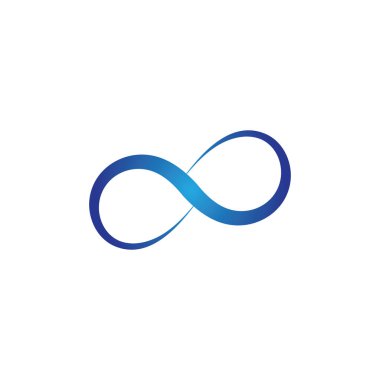 Sonsuzluk Tasarımı Vektör Simgesi Logo şablonu tasarımı