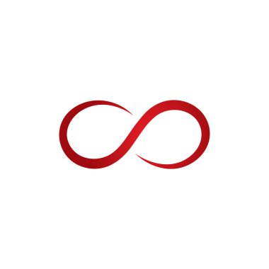 Sonsuzluk Tasarımı Vektör Simgesi Logo şablonu tasarımı