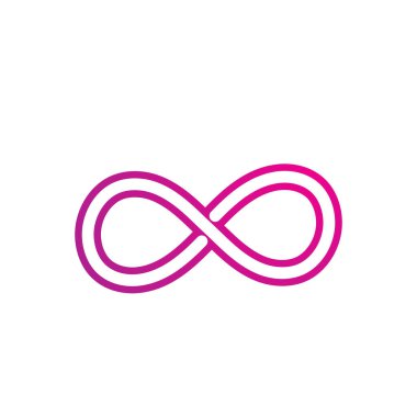 Sonsuzluk Tasarımı Vektör Simgesi Logo şablonu tasarımı