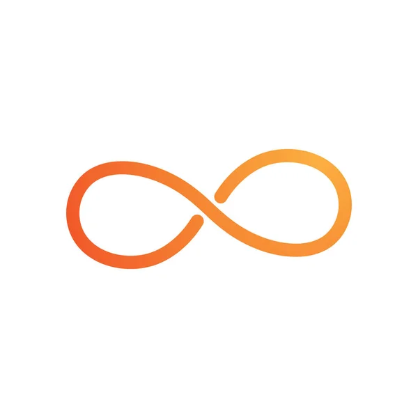 Infinity Design Vector Ikon Illusztráció Logo Sablon Tervezés — Stock Vector