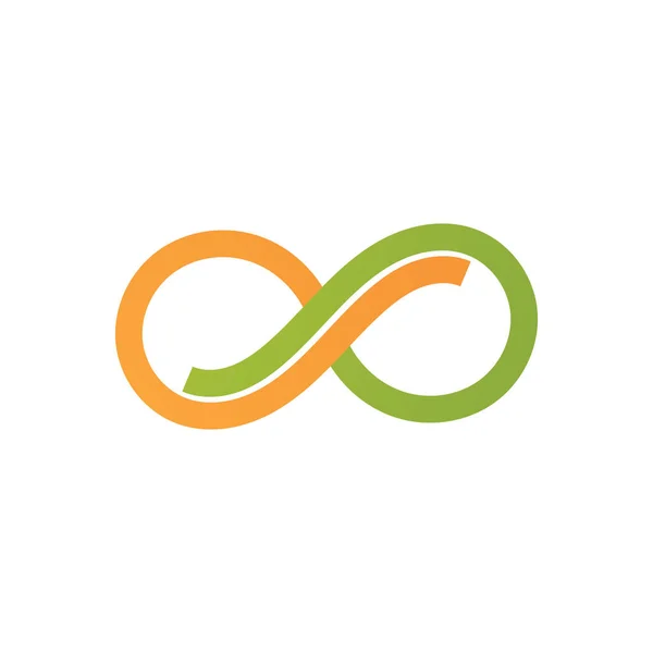 Infinity Design Vector Icon Illustration Logo Template Design — Stock Vector