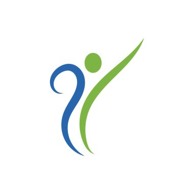 sağlık pople yaşam logosu illüstrasyon vektör tasarımı imzaladı