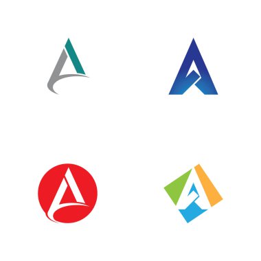 Bir Harf Logo Şablonu vektör illüstrasyon tasarımı