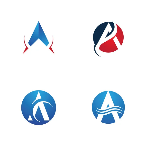Ein Buchstabe Logo Vorlage Vektor Symbol Illustration Design — Stockvektor