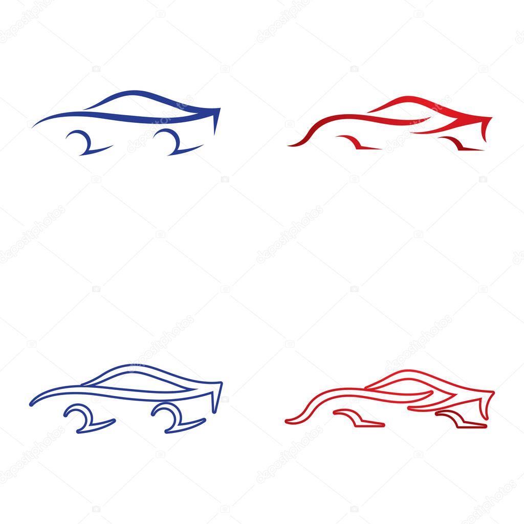 Auto car Logo Template vector illustration icon design