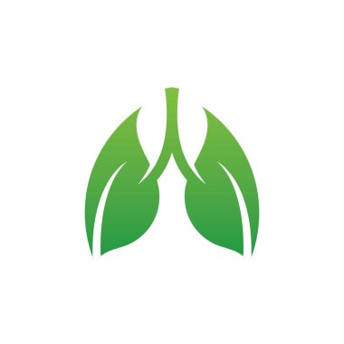 Akciğerler Bakım Logosu Tasarım Vektörü, Akciğerler Sağlık Tasarım Konsepti, Yaratıcı, Simge - Vektör