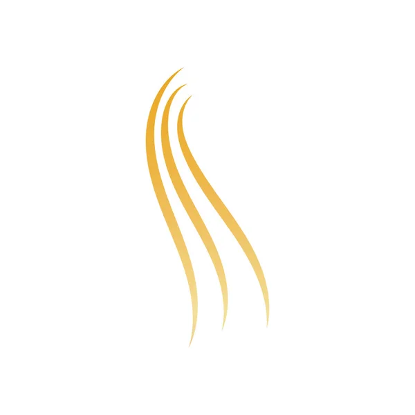 Saç Çizgisi Logosu Sembol Vektörü — Stok Vektör