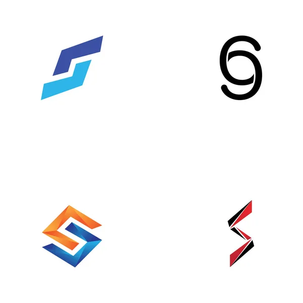 Carta Logotipo Vetor Design — Vetor de Stock
