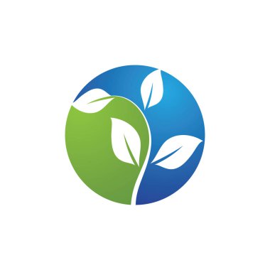 Yaprak Yeşil Doğa Ekoloji Element Vektörü