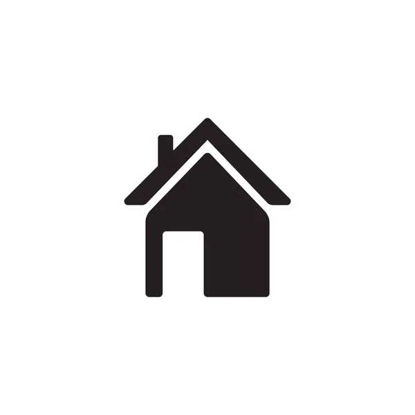 Startseite Logo Immobilien Und Bau Logo Design — Stockvektor