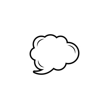 Düz tasarımda vektör konuşma baloncukları