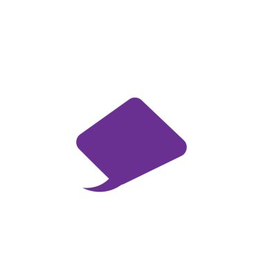 Düz tasarımda vektör konuşma baloncukları