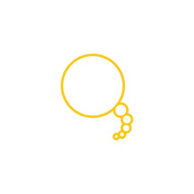 Düz tasarımda vektör konuşma baloncukları