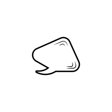 Düz tasarımda vektör konuşma baloncukları