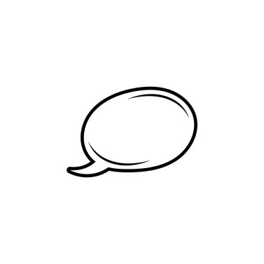 Düz tasarımda vektör konuşma baloncukları