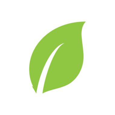 Yeşil ağaç yaprağı ekoloji doğa elementi vektörü logoları