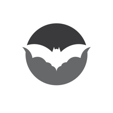 Yarasa vektör simgesi logo şablonu çizim tasarımı