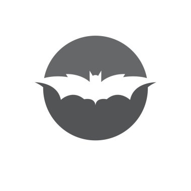 Yarasa vektör simgesi logo şablonu çizim tasarımı