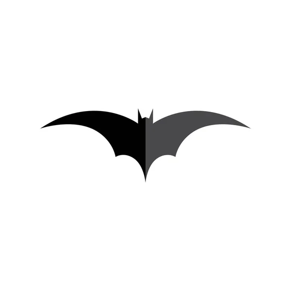 Bat Vetor Ícone Logotipo Modelo Ilustração Design —  Vetores de Stock