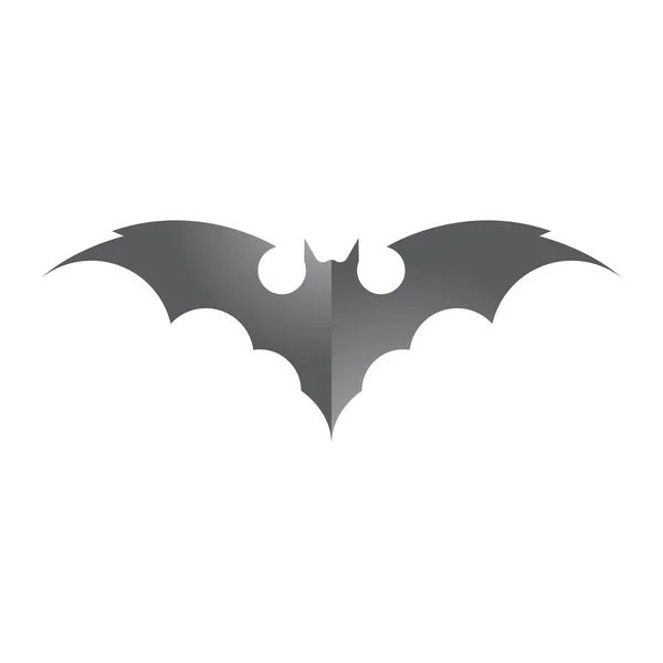 Bat Vetor Ícone Logotipo Modelo Ilustração Design —  Vetores de Stock