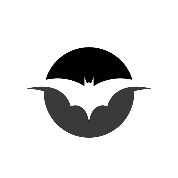 Fledermaus Vektor Symbol Logo Vorlage Illustration Design — Stockvektor