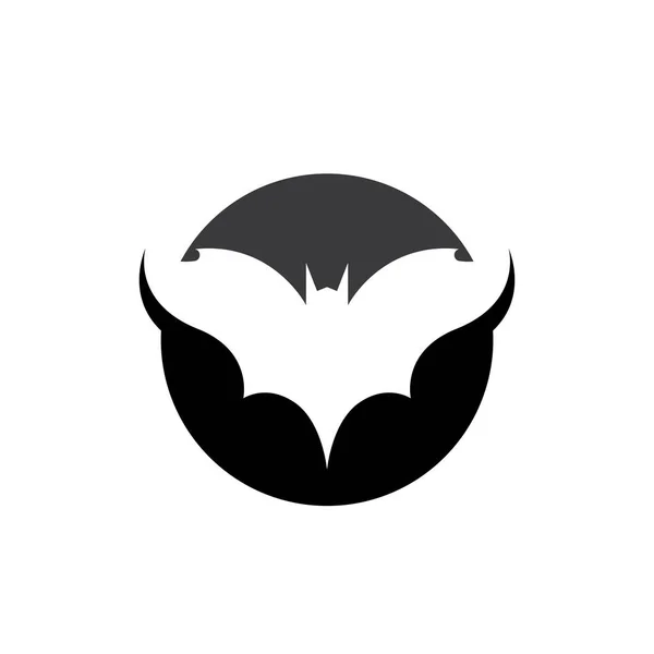 Chauve Souris Vectoriel Icône Logo Illustration Conception — Image vectorielle