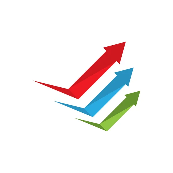 Arrow Finance Logo Images Illustration Design — Stock Vector